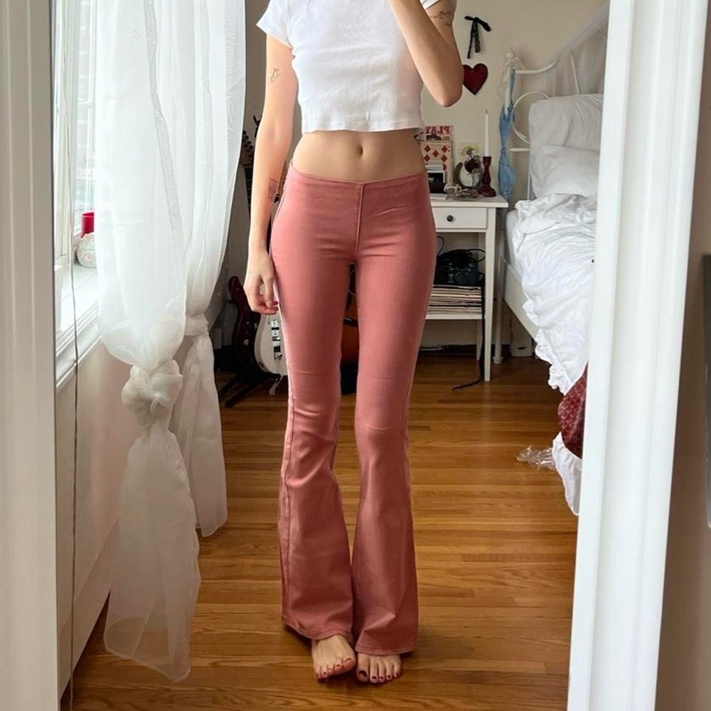 Women's Pink Flared Pants free people